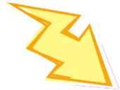 Yellow Bolt Arrow