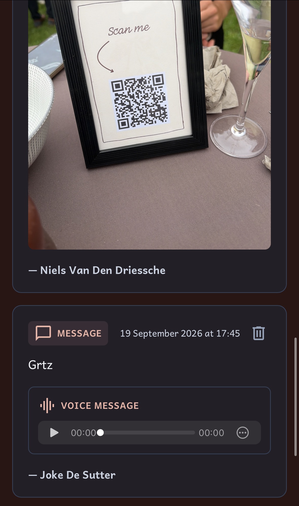 Guestbook screen 5